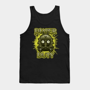 Funny Diaper Duty Baby Changing Time Tank Top